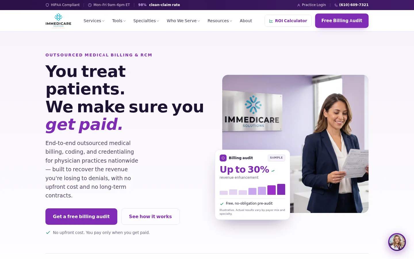 Desktop screenshot of ImMedicare Solutions