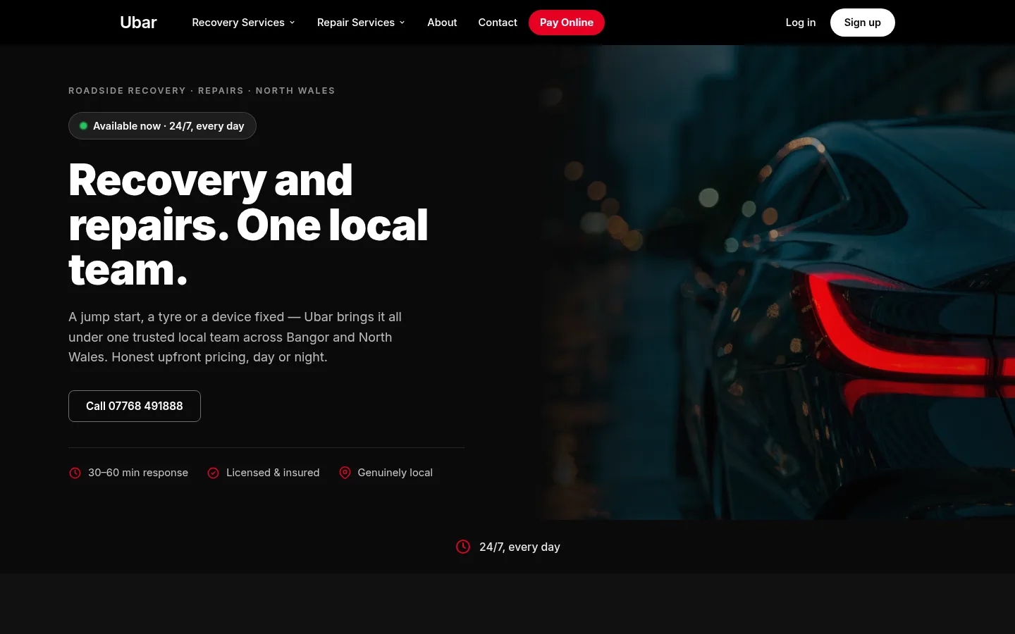 Desktop screenshot of Ubar